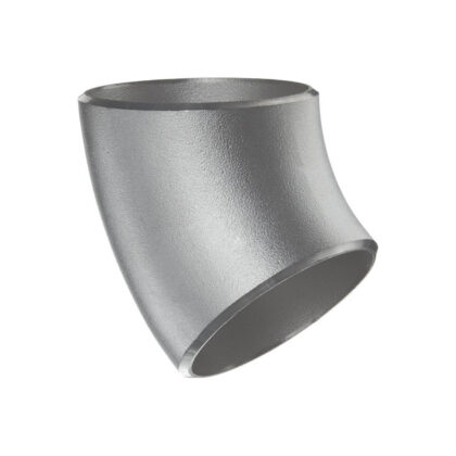 Stainless steel seamless elbow 45° 1,5D (Type 3) DN15 Ø 21,3 x 2,6mm in grade 1.4541 / 321